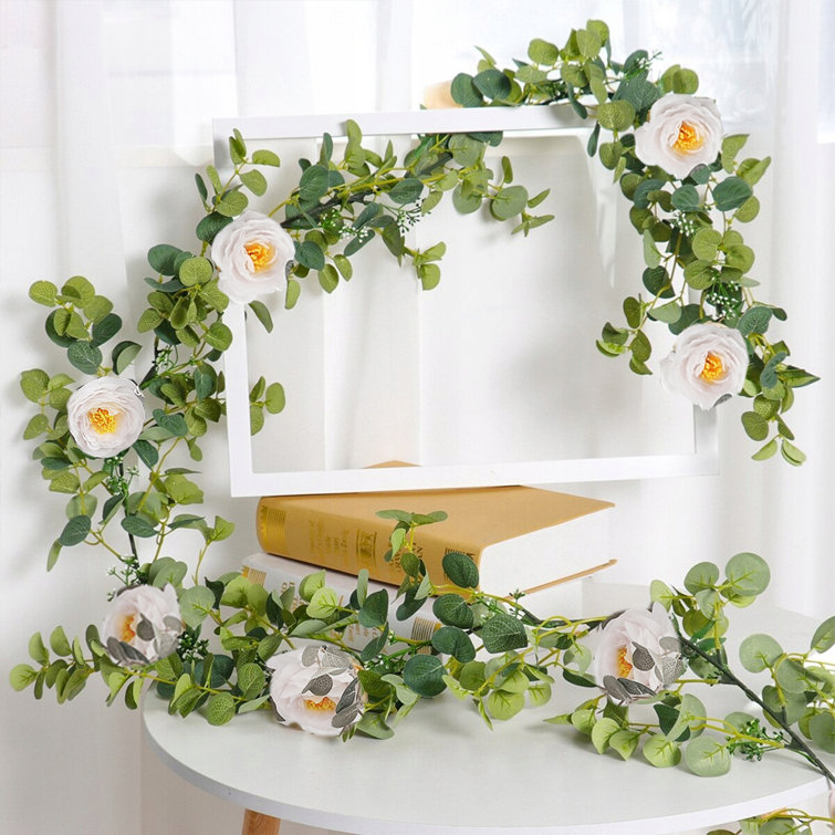 The Seasonal Aisle 180cm Faux Eucalyptus Garland Wayfair.co.uk